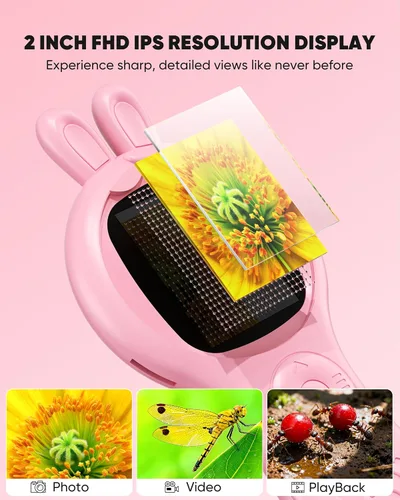 Vista 5 de T TAKMLY Microscopio Digital Mini de Bolsillo, Lupa de Enfoque Fijo Macro, Microscopio Digital USB de Mano Portátil 500x de Aumento, Zoom 4X Rosa