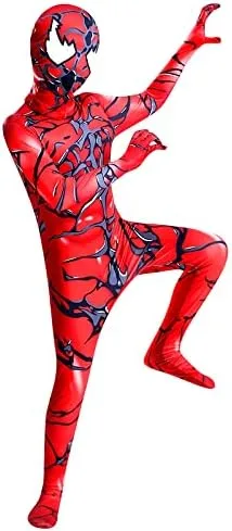 Vista 5 de LISUNO Superhero Kids Bodysuit Costumes Halloween Cosplay Costumes