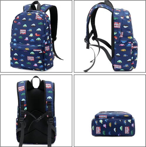 Vista 40 de CAMTOP - Conjunto de mochila y lonchera con estampados divertidos para niños de preescolar y primaria), Y0058-2