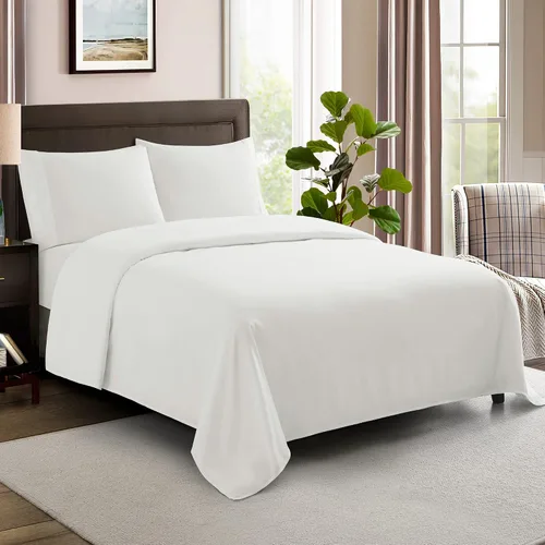 Vista 9 de Sábanas de tamaño Queen 100% algodón, hechas en Egipto, suaves de 600 hilos para colchón de cama tamaño Queen, juego de sábanas y fundas de almohada
