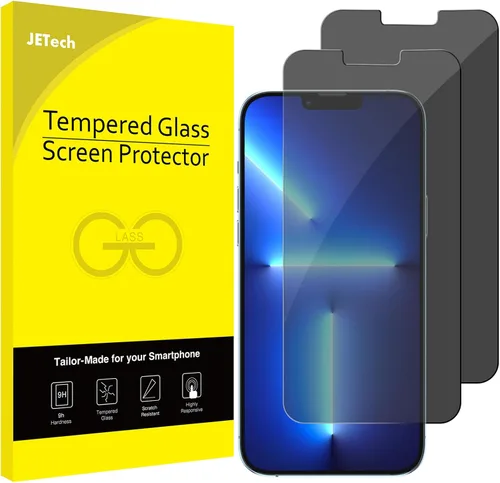 Vista 14 de JETech Protector de pantalla de privacidad para iPhone SE 3/2 (Edición 2022/2020), iPhone 8 y iPhone 7, Película de vidrio templado anti espía, 2