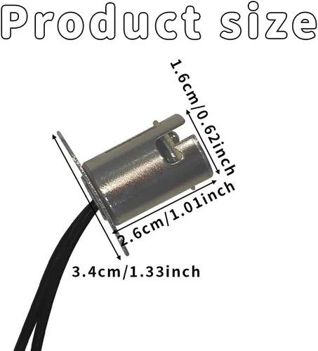 Vista 2 de BA15D - Enchufe de bombilla LED BA15D, 2 unidades, adaptador de enchufe de bombilla 1157 con conector de cable, enchufe de bombilla LED automotriz