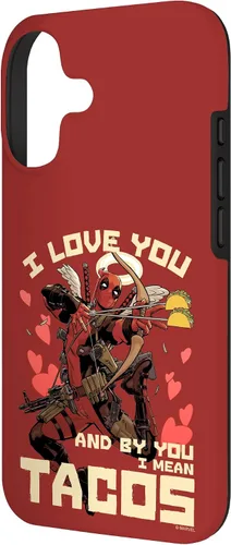 Vista 2 de Marvel Deadpool I Love You and by You I Mean Tacos - Carcasa para iPhone 17