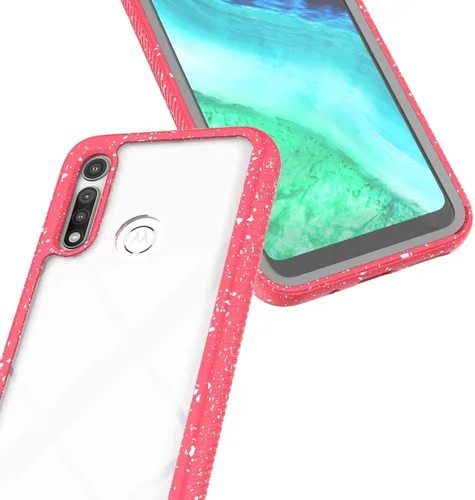 Vista 7 de Funda para Moto G Fast de cuerpo completo a prueba de golpes, con protector de pantalla integrado para niñas y mujeres, funda protectora brillante