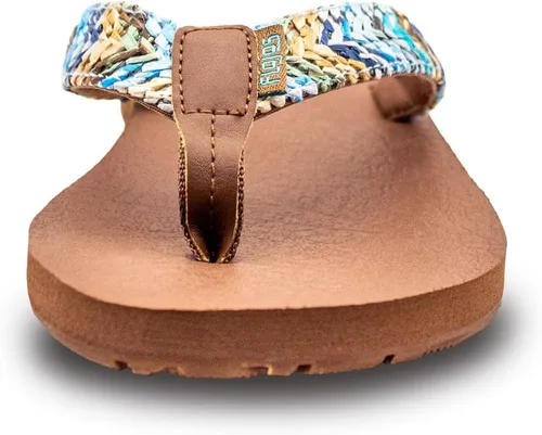 Vista 3 de Flojos Juno Weave Sandalia para mujer Aguamarina/Marrón Multi