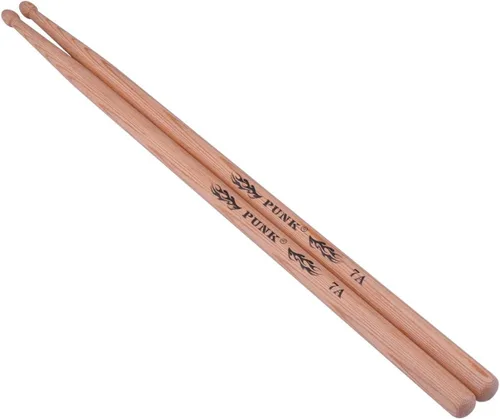 Vista 8 de Baquetas profesionales de madera de nogal, 5A, instrumentos musicales, palillos de tambor, un par