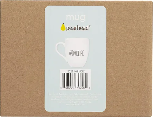 Vista 10 de Pearhead #DadLife - Taza para el día del padre, regalo para nuevos padres, regalo de niños, apto para lavavajillas y microondas, grande