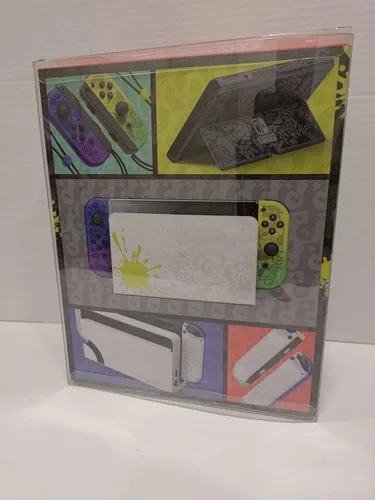 Vista 5 de OLED Nintendo Switch Box Protector Display Case PET Plástico .5MM Grueso