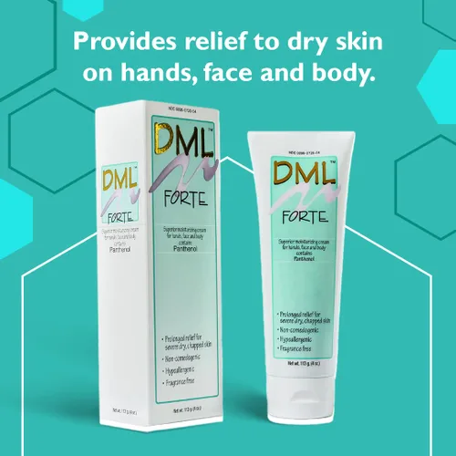 Vista 6 de DML Forte Skin Care - Hidratante de manos, cara y cuerpo súper hidratanteHidratante facial hipoalergénico para piel seca y agrietadaCrema hidratante