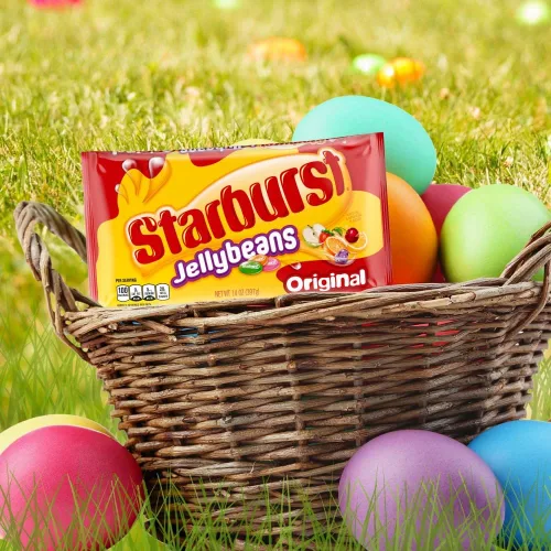 Vista 9 de STARBURST Caramelos de gomita originales de Jelly Beans, bolsa de 14 onzas