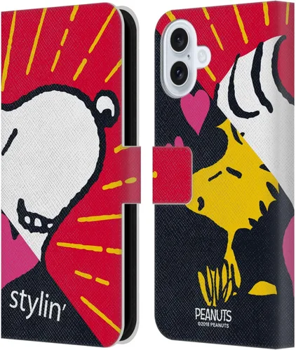 Vista 207 de Head Case Designs Peanuts Charlie & Woodstock Nap Halfs and Laughs - Funda de piel tipo cartera con licencia oficial compatible con Apple iPhone 11