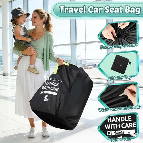 Vista 6 de Bolsa de viaje para asiento de coche para avión: bolsas de asiento