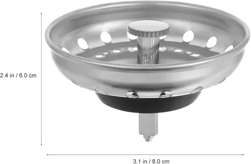 Vista 3 de Tapón de fregadero de cocina, colador de drenaje para fregadero, tapón de fregadero para fregadero de cocina, tapón de colador de fregadero