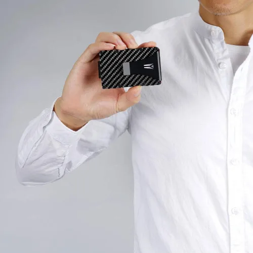 Vista 6 de Cartera de tarjetas RFID para hombre y mujer