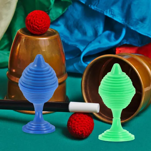 Vista 6 de NUOBESTY Paquete de 15 jarrones de bola de truco, accesorios de copa de bola que desaparecen, juguetes de cierre de copa de sol, luna, mini