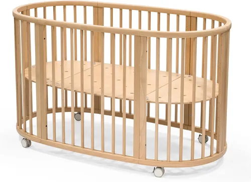 Vista 8 de Stokke Sleepi Bed V3 - Adecuado para edades de 0 a 5 años, marrón cálido Café cálido