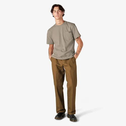 Vista 3 de Dickies - Camiseta pesada de manga corta y cuello redondo para hombre
