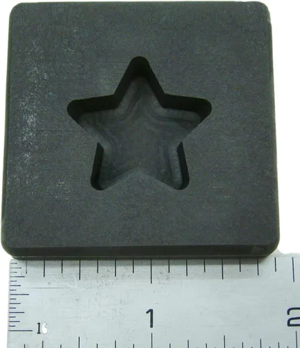Vista 4 de Molde de grafito estrella de 1 oz