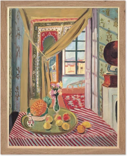 Vista 28 de Poster Master Póster vintage de Henri Matisse – Impresión retro de la gavilla – Arte de fauvismo – Pintura clásica – Ilustración estética