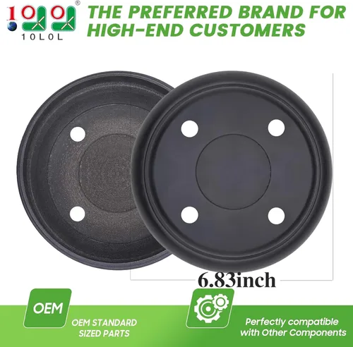 Vista 2 de 10L0L Tambores de freno trasero para carrito de golf para Club Car DS 1995-up,Club Car Precedent 2004-up Gas &Electric,OEM # 1017911-01,1018232-01