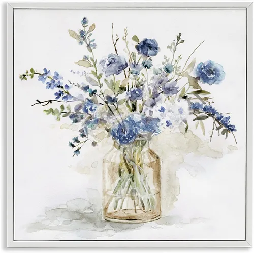 Vista 10 de Spring Floral Dollops' Framed Giclee Art