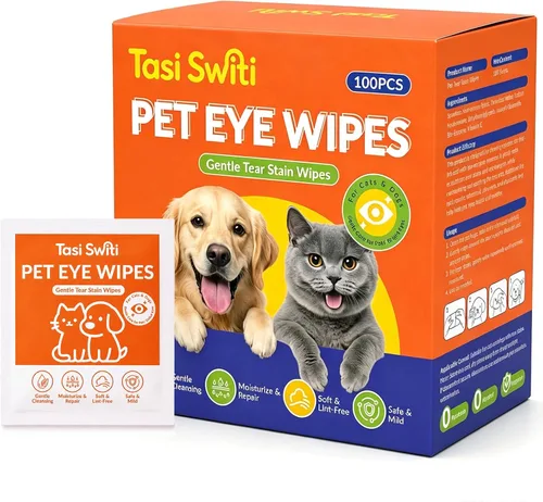 Vista 8 de Toallitas para ojos de mascotas envueltas individualmente