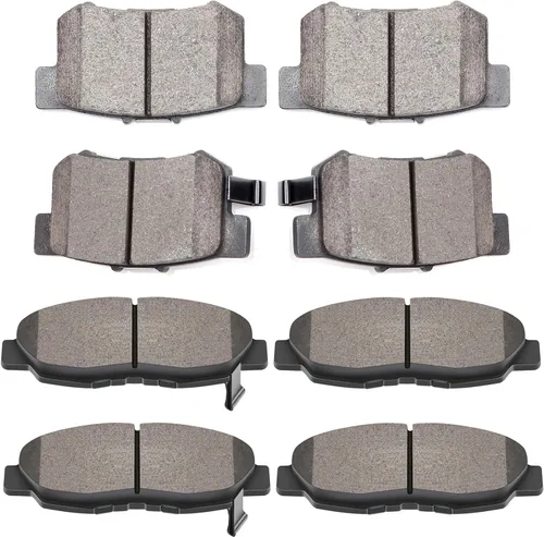 Vista 24 de SCITOO Kits de pastillas de freno de cerámica D465 D374 Reemplazo delantero y trasero para Acura CL 1997-1999, para Honda Civic 2002-2003 200-2011