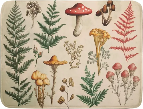 Vista 30 de Tapete de secado de platos de cabaña rústica, tapete escurridor de vida silvestre de oso del bosque, alce, 18 x 24 pulgadas, almohadilla escurridor