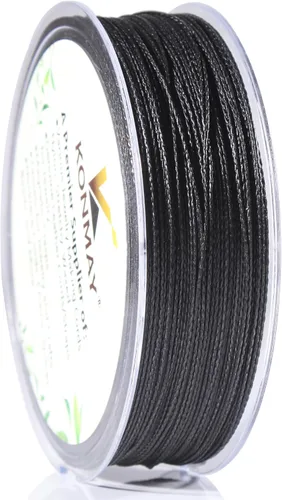 Vista 11 de KONMAY 0.12mm 12lb Black Seed Bead Thread, 100 Yds Jewelry Making String