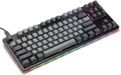 Vista 2 de DROP Teclado mecánico CTRL - Teclado para juegos TKL (87 teclas), interruptores de intercambio en caliente, macros programables, LED RGB