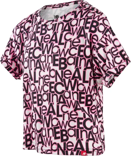 Vista 3 de New Balance Conjunto de pantalones cortos activos para niña, camiseta de rendimiento de 2 piezas y pantalones cortos de gimnasio (4-12)