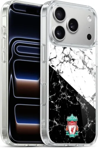 Vista 53 de Oficial LIVERPOOL Football Club 2017/18 Mármol Soft Gel Case para iPhone de Apple 7 Plus/8 PLUS Escudo negro.