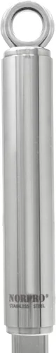 Vista 5 de Norpro, Silver Krona - Espátula sólida de acero inoxidable, 12 pulgadas