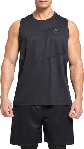 Vista 4 de NELEUS Camiseta sin mangas Dry Fit para hombre