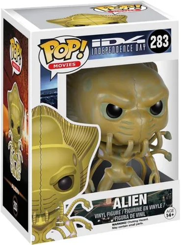 Vista 2 de Alien con Chase de la película "El Día de la Independencia" de Funko POP Movies.