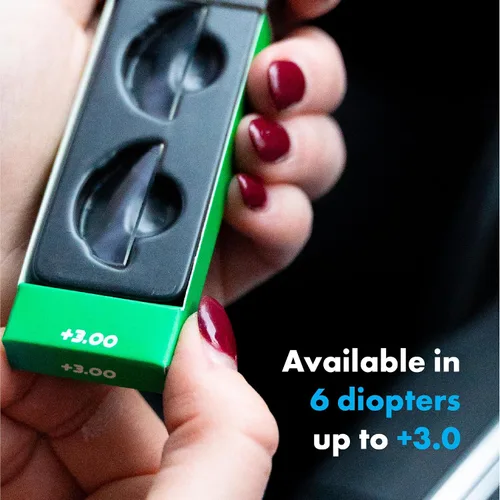 Vista 7 de StickTite Lenses Small 28mm stick-on bifocal lens, convert sunglasses into magnified bifocal reading glasses