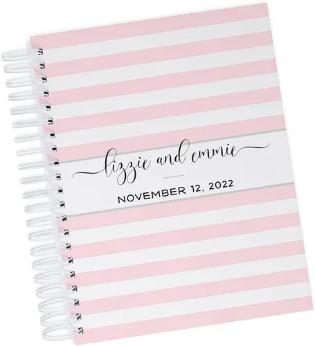 Vista 30 de Personalized Twin Baby Memory Book - Hardcover First Year Album Customized with Babies’ Names - Prompted Baby Journal (Blue Mountains)