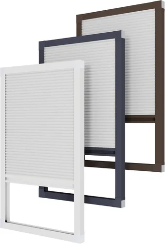 Vista 9 de Hoeflife Persianas celulares opacas sin cordones, persianas de tragaluz para ventanas, persianas de techo para el hogar, oscurecimiento