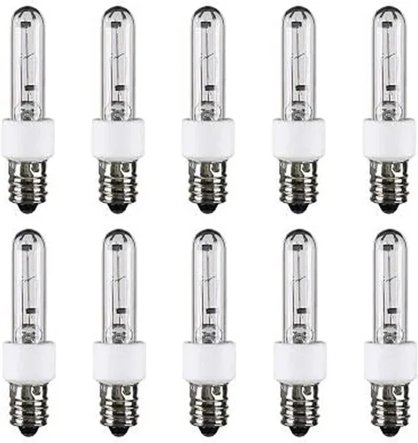 Vista 6 de Ciata Lighting - Bombilla regulable T3 Xenón E12 Krypton 40 W esmerilado, paquete de 10