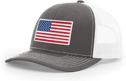 Vista 91 de Joe's USA Richardson 112 - Gorras de camionero con parche gráfico personalizado - Gorras estructuradas de cinco y seis paneles Richardson Premium