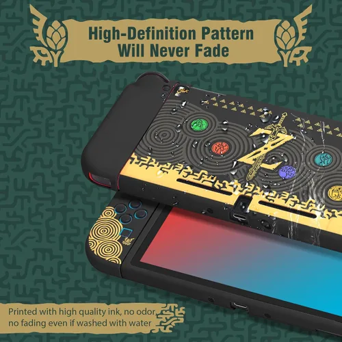 Vista 5 de Diseñada para Nintendo Switch OLED Funda Switch OLED TPU para niñas y niños, linda carcasa protectora Kawaii compatible con Nintendo Switch OLED