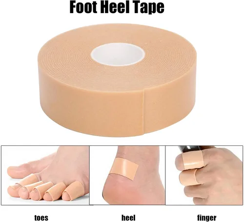 Vista 7 de Cinta de talón para zapatos, impermeable, transpirable, cinta de ampolla para el talón con protección de espuma antideslizante, evita ampollas