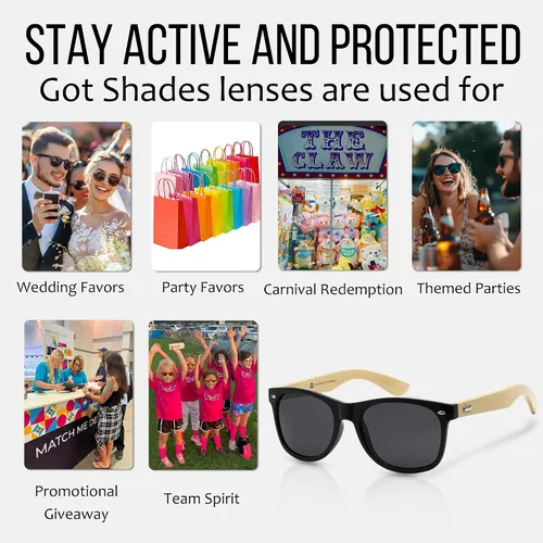 Vista 5 de Gafas de sol de bambú al por mayor Retro 80 Gafas de sol de madera para hombres y mujeres-10