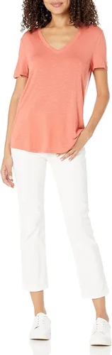 Vista 4 de GAP Camiseta de manga corta con cuello en V para mujer