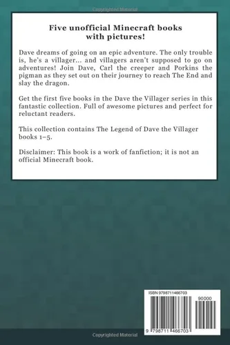 Vista 2 de The Legend of Dave the Villager Books 15 Illustrated a collection of unofficial Minecraft books (Dave the Villager Collections)