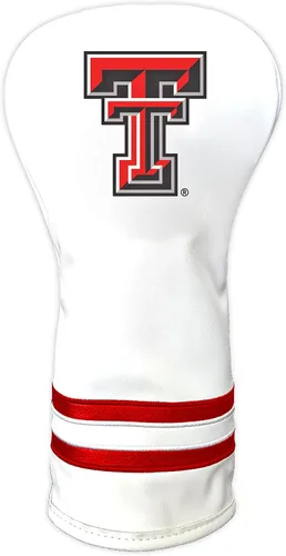 Vista 37 de Team Golf NCAA Blanco Vintage Cubierta para Cabeza de Conductor de Golf, Diseño Ajustado, Diseño Retro