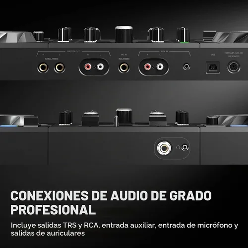 Vista 4 de Hercules DJControl Inpulse 500-2-Deck DJ Controller para Serato y DJUCED