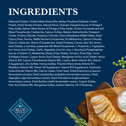 Vista 5 de Blue Buffalo Natural Veterinary Diet W+U - Alimento seco de pollo para Fórmula de control de peso y cuidado urinario, ingrediente #1 de pollo real