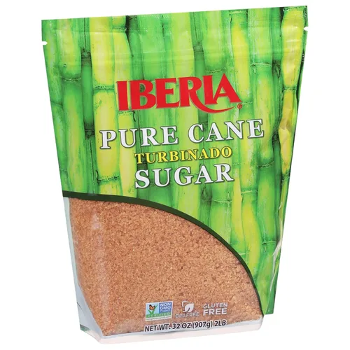 Vista 2 de Iberia Pure Cane Turbinado - Azúcar crudo, 32 onzas
