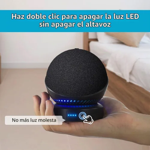 Vista 6 de Base de batería para Echo Dot 5ª generación portátil Echo Dot 4ª generación y Homepod Mini accesorios de soporte de batería, no incluye altavoz DOT